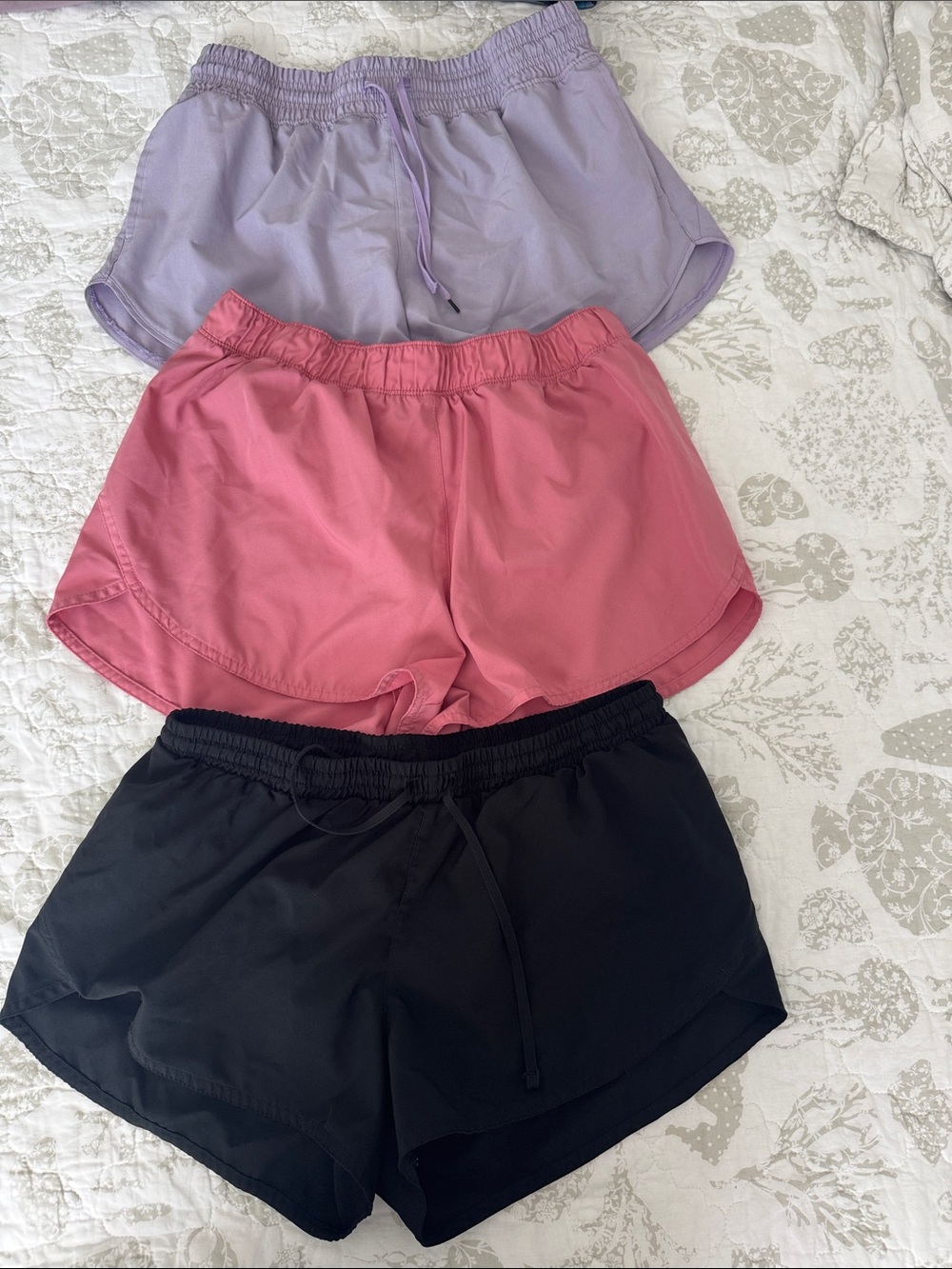 Old Navy Women's Athletic Shorts - Lavender, Pink, Black
